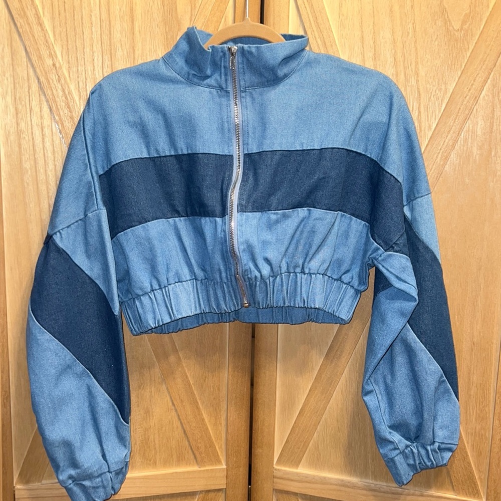 Shein retro denim jacket